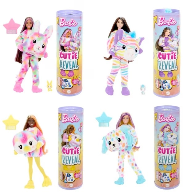 Barbie Cutie Reveal Colour Dream Series Doll Playset - Assorted