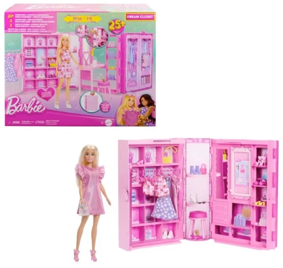 Barbie Dream Closet Toy Playset