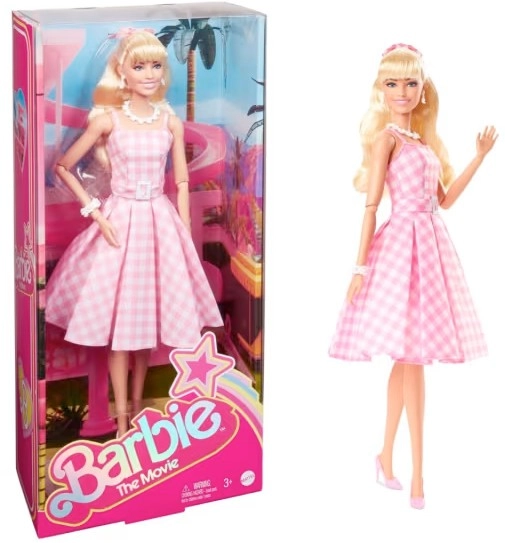 Barbie The Movie: Barbie Doll in Pink Gingham Dress