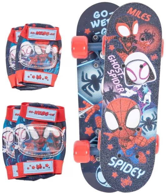 Disney Junior Marvel Spidey and His Amazing Friends Skateboard Combo Set