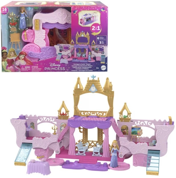 Disney Princess Carriage to Castle Playset