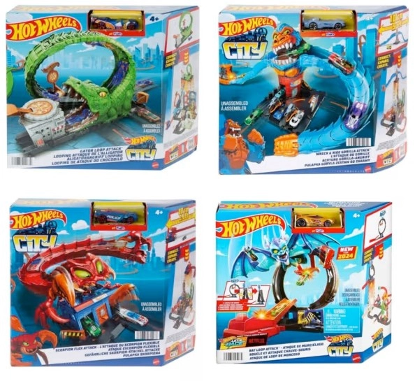 Hot Wheels City Nemesis Track Set - Assorted