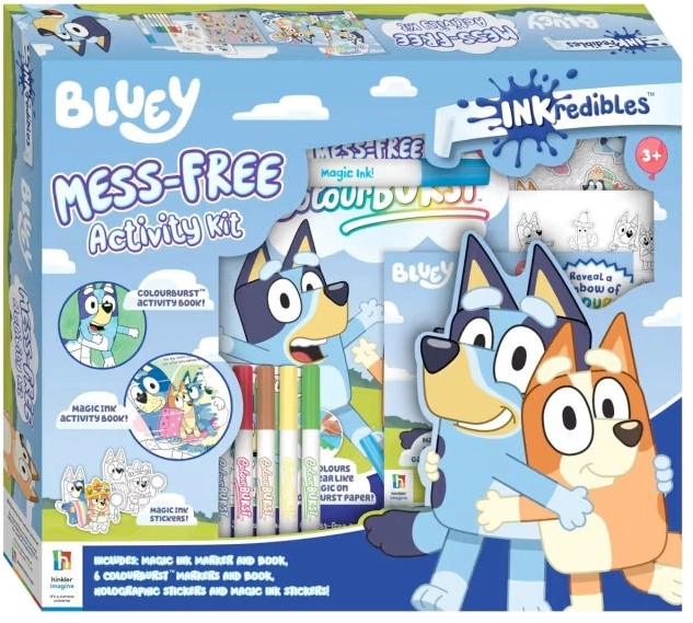 INKredibles Bluey Mess-Free Activity Kit - Book