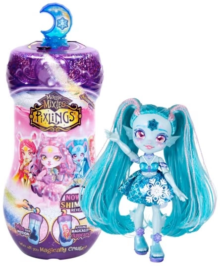 Magic Mixies Pixlings Doll: Marena the Ice Mermaid Pixling Playset - Assorted