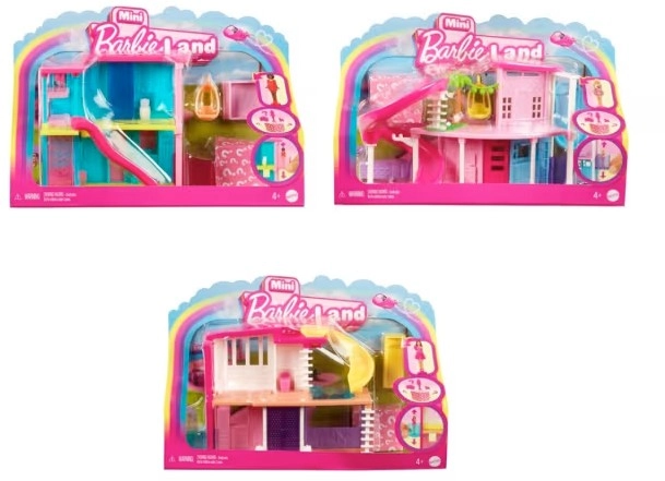 Mini BarbieLand Doll House Playset - Assorted