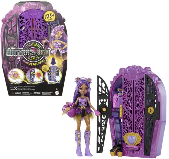 Monster High Skulltimate Secrets Monster Mysteries Clawdeen Wolf Doll Playset