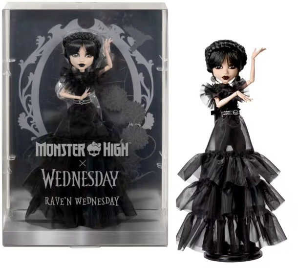 Monster High x Wednesday Rave'N Dance Wednesday Doll