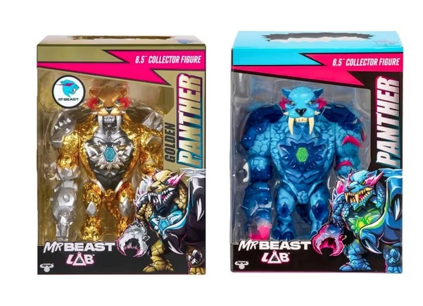 MrBeast Lab Apex Beast Collector Figure, Apex Beast Panther - Assorted