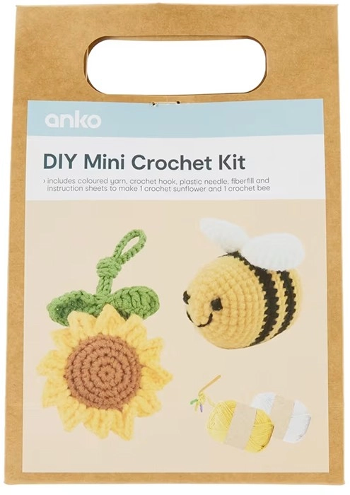 NEW DIY Mini Crochet Kit - Bee