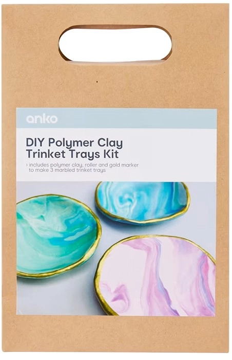 NEW DIY Polymer Clay Trinket Trays Kit