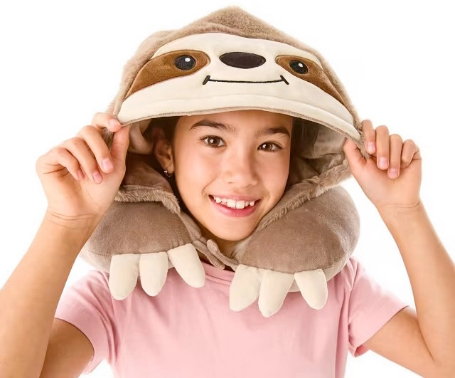 NEW Kids Hood Pillow - Sloth