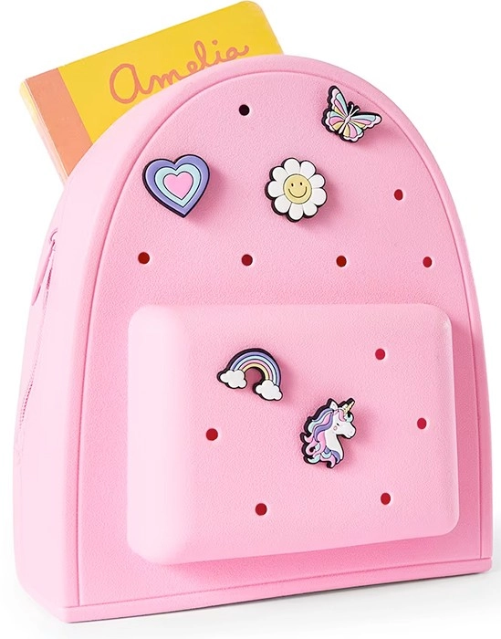 NEW Mini Backpack with Charms - Pink