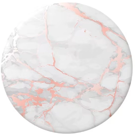 NEW PopSockets PopGrip Swappable Phone Holder and Stand - Rose Gold, Lutz Marble