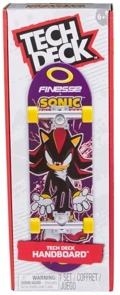 Tech Deck Finesse + Sonic the Hedgehog Handboard