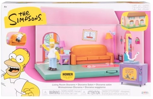 The Simpsons Living Room Dioroma Playset