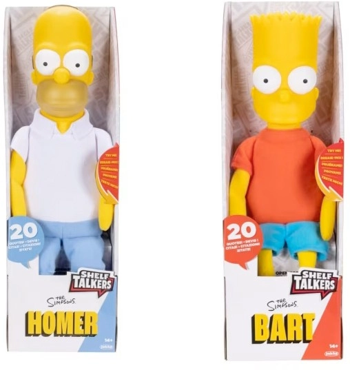 The Simpsons Shelf Talkers Toy - Assorted