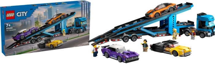 LEGO City Big Vehicles Car Transporter Truck with Sports Cars 60408