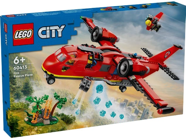 LEGO City Fire Rescue Plane 60413