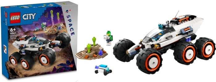 LEGO City Space Explorer Rover and Alien Life 60431