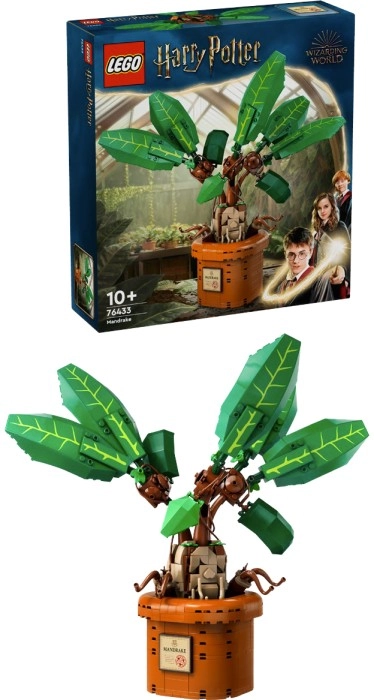 LEGO Harry Potter Mandrake Plant Toy Magical Gift 76433