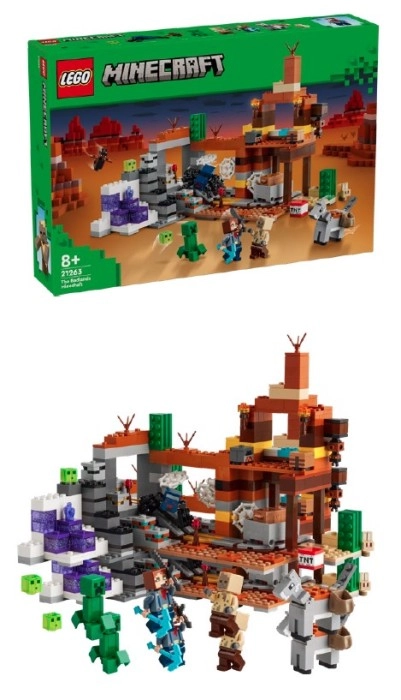 LEGO Minecraft The Badlands Mineshaft Video-Game Toy 21263