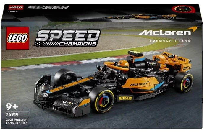 LEGO Speed Champions 2023 McLaren Formula 1 Race Car 76919