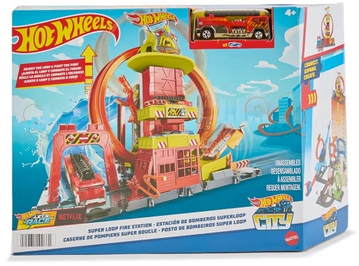 Hot Wheels Super Loop Fire Station