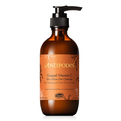 Antipodes Gospel Vitamin C Skin Glow Gel Cleanser 200mL