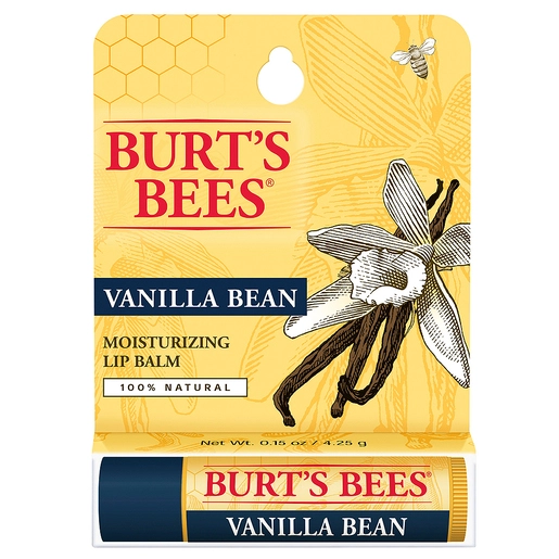 Burts Bees Vanilla Bean Moisturizing Lip Balm 4.25g