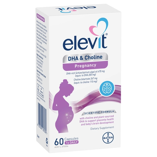 Elevit DHA & Choline Pregnancy 60 Capsules