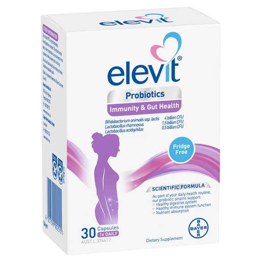 Elevit Probiotics for Pregnancy and Breastfeeding 30 Capsules