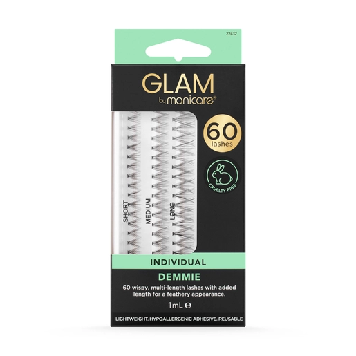 Glam by Manicare Individual Lashes Demmie False Lashes 60 Pack