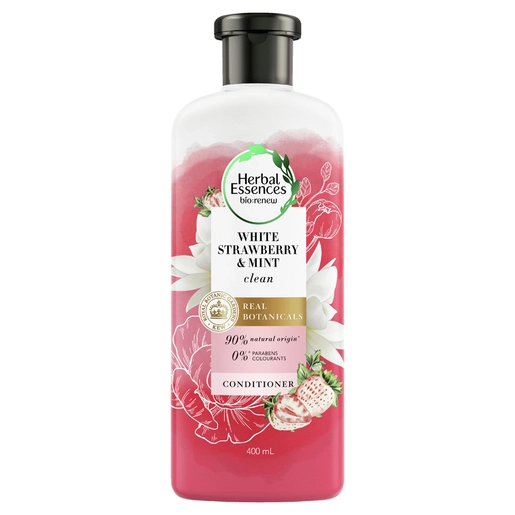 Herbal Essences bio:renew Naked Clean White Strawberry & Sweet Mint Conditioner 400mL