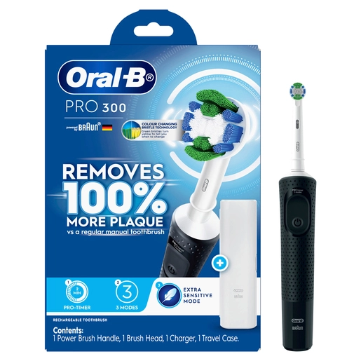 Oral-B Pro 300 Electric Toothbrush Black 1 Each