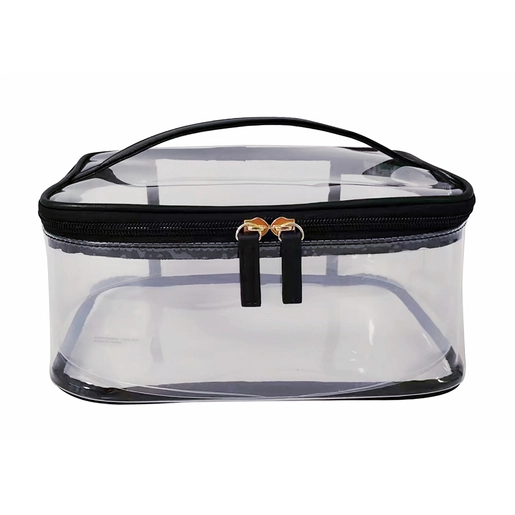 Priceline Medium Transparent Train Case Black 1 Each