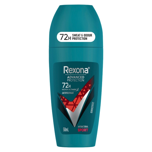 Rexona Advanced Protection 72H Antiperspirant Antibacterial Sport 50mL