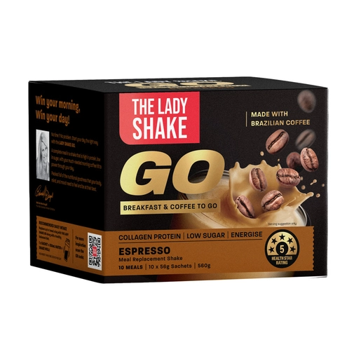 THE MAN SHAKE GO Espresso 56g x 10 Sachets