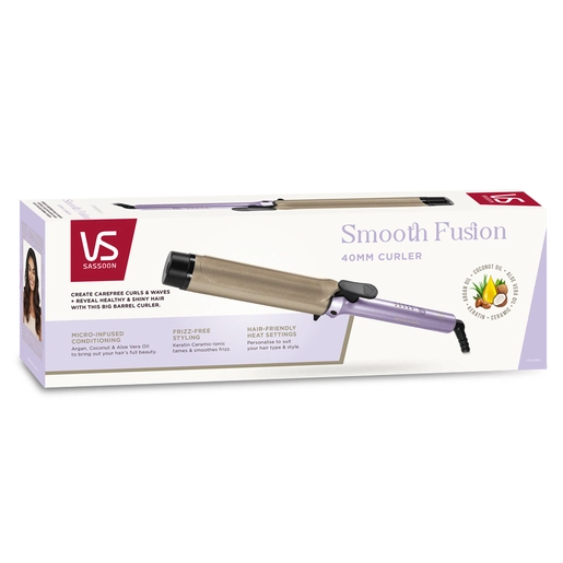 VS Sassoon Smooth Fusion 40mm Curler 1 Each