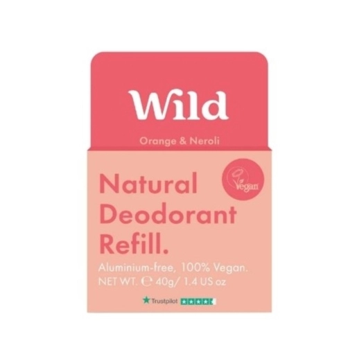 WILD Natural Deodorant Refill Orange & Neroli 40g