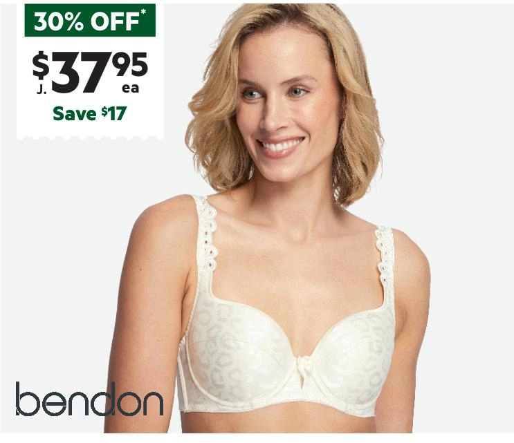 Bendon Women's Damask Contour Underwire Bra Champagne