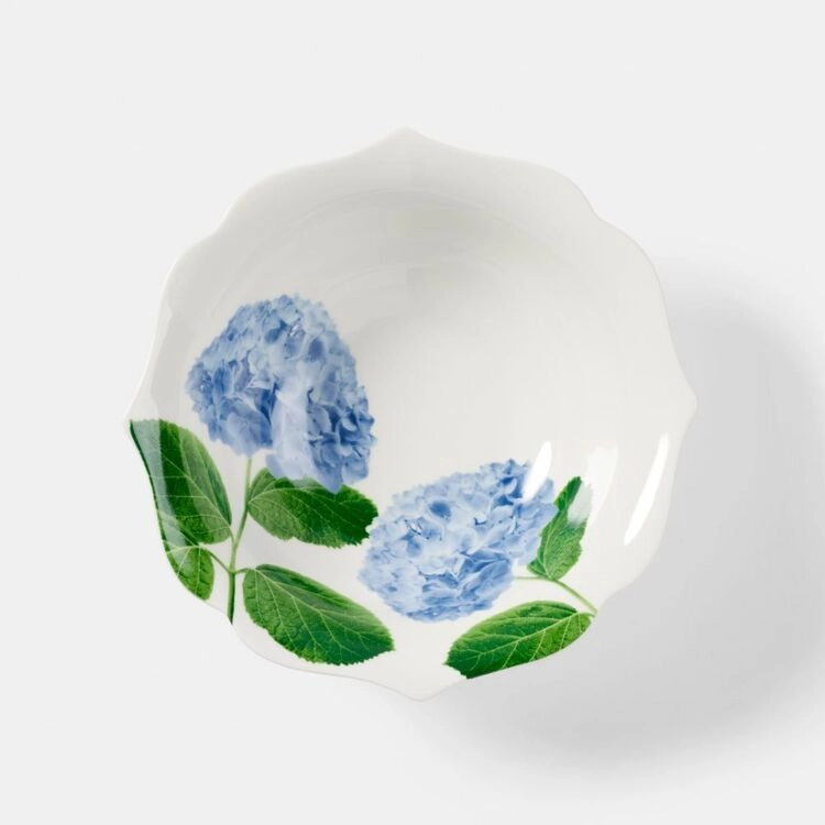 Chyka Home 23cm Hydrangea Salad Bowl Printed