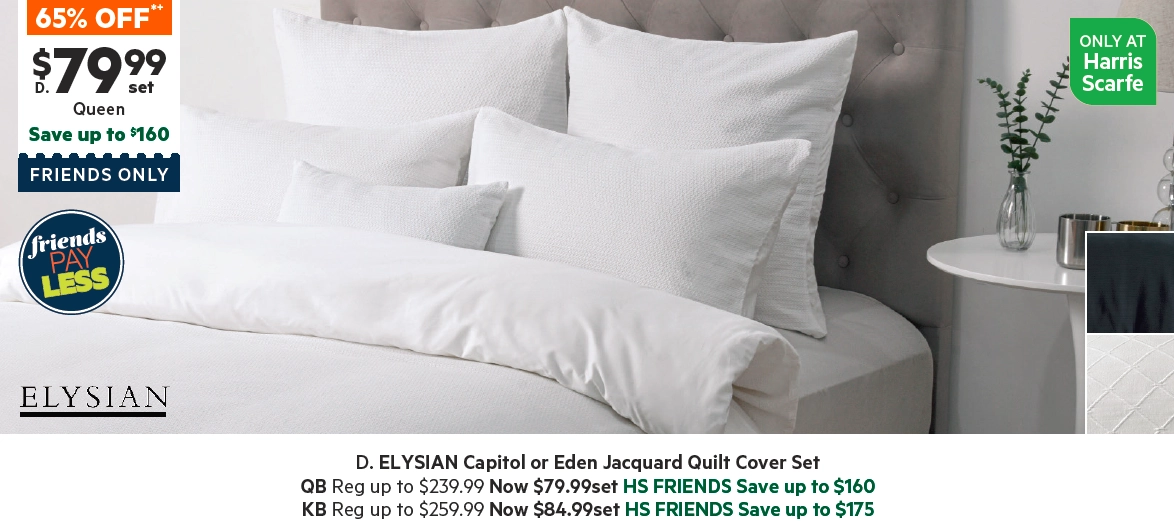 Elysian Capitol Jacquard Quilt Cover Set Black