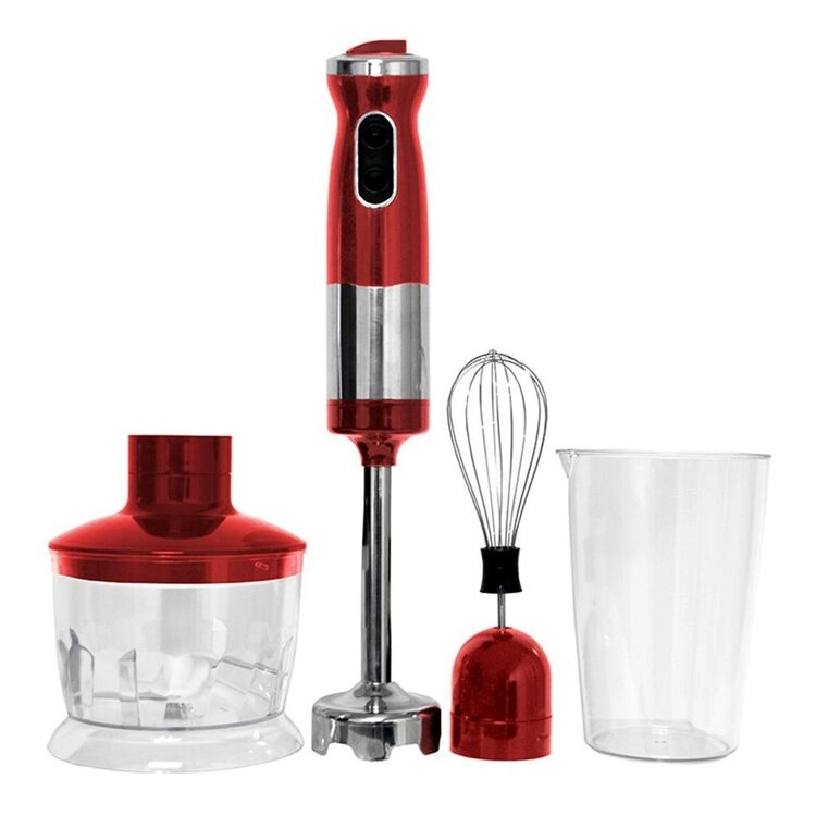 Healthy Choice Stick Mixer Set Red HB57