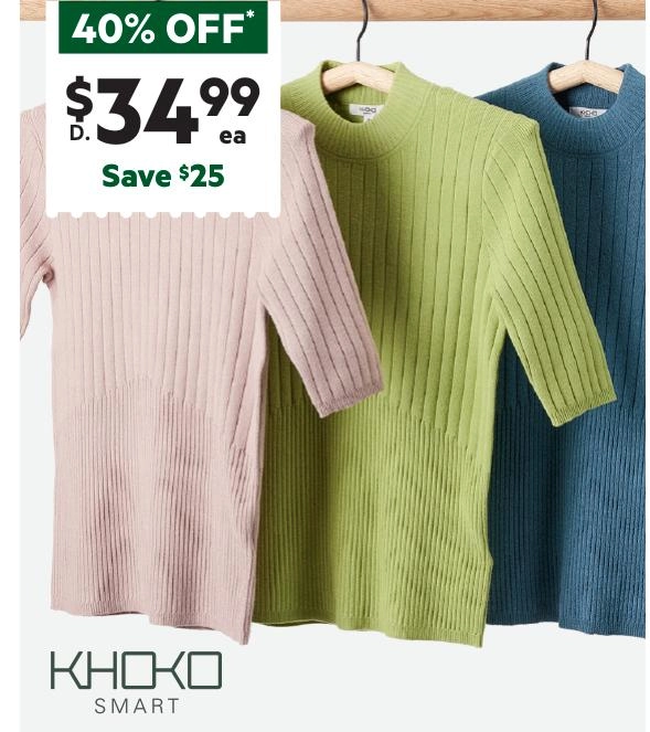 Khoko Smart Women's Mock Turtle Elbow Sleeve Knit Airforce