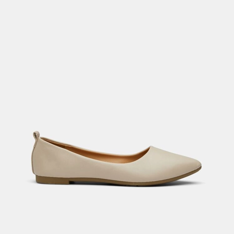 Khoko Women's Lottie Point Toe Ballet Nude