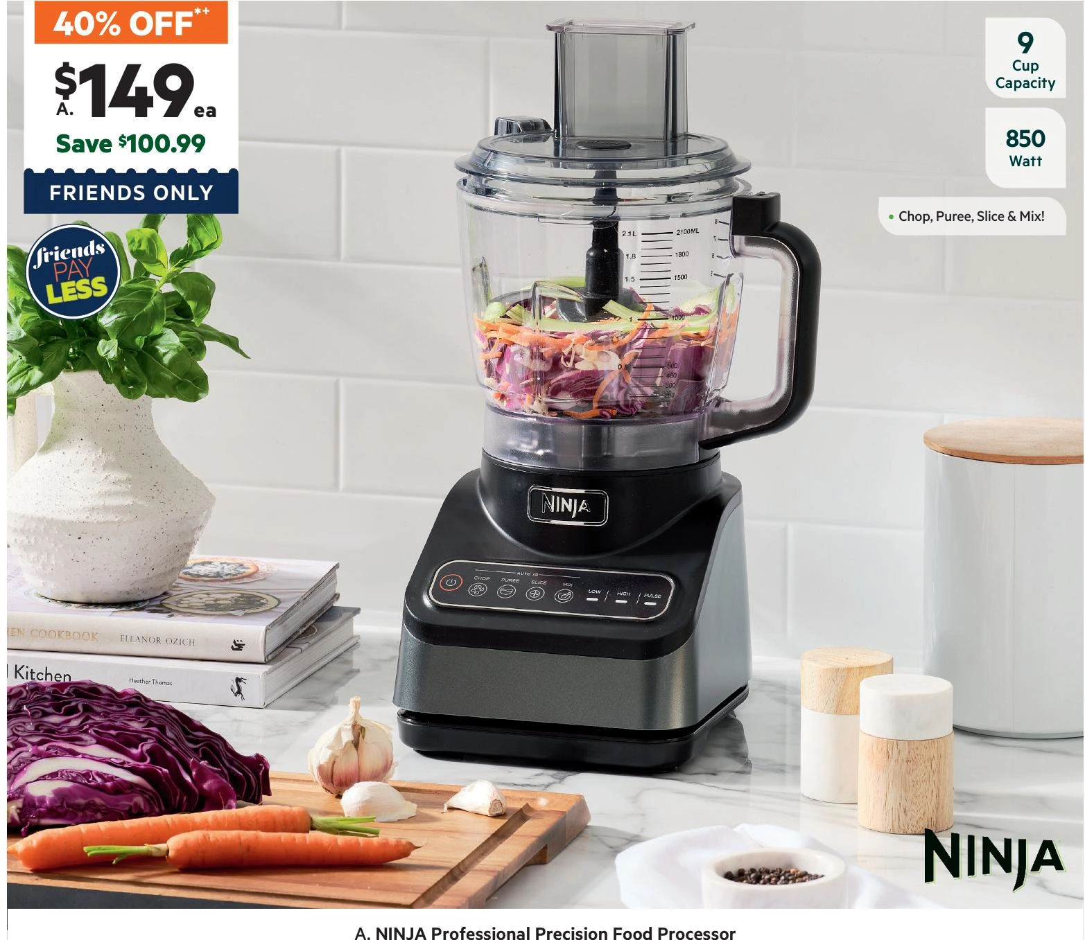 Ninja Precision Food Processor BN650