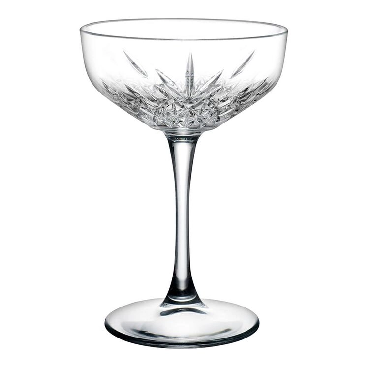 Pasabahce Timeless 255 ml 4-Piece Champagne Saucer Set