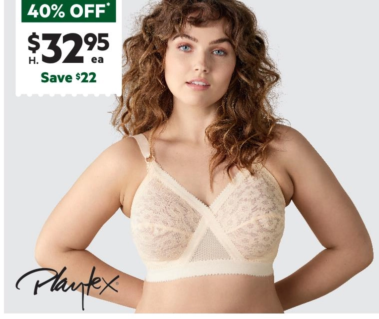 Playtex Women's Cross Your Heart Bra Beige