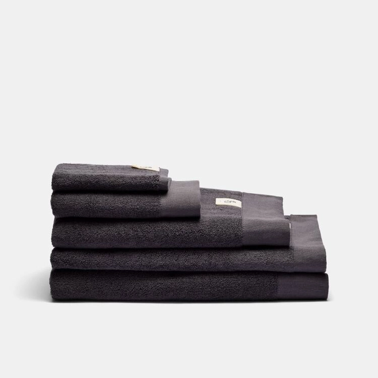 Shaynna Blaze Daintree Towel Collection Charcoal