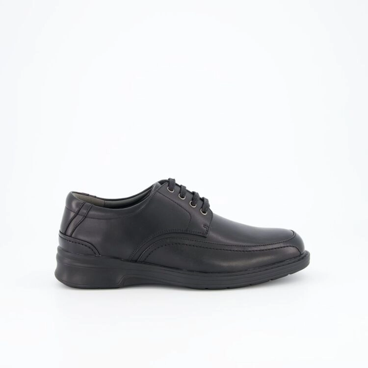 Slatters Men's Shadow Traditional Lace Up Shoe Black